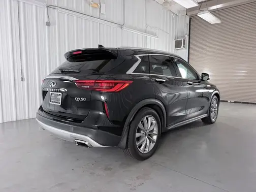 Black 2019 INFINITI QX50 LUXE