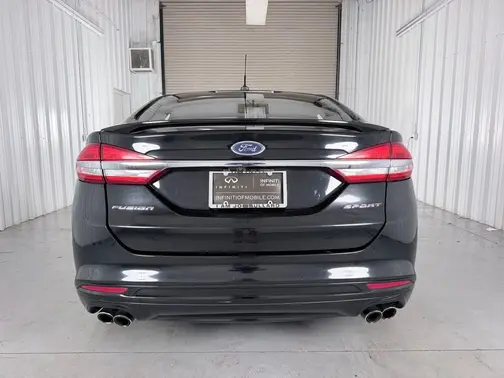 Black 2017 Ford Fusion Sport