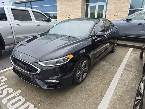 Black 2017 Ford Fusion Sport