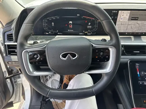 White 2025 INFINITI QX80 PURE