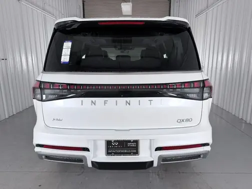 White 2026 INFINITI QX80 PURE