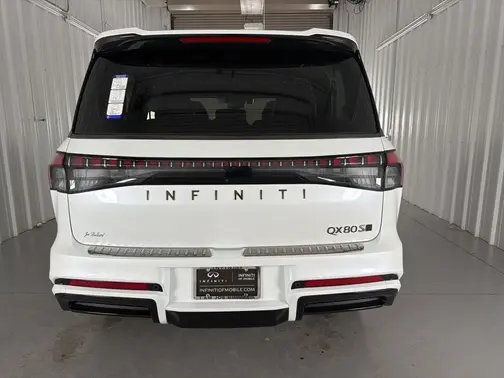 White 2026 INFINITI QX80 SPORT
