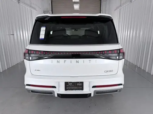 White 2026 INFINITI QX80 PURE