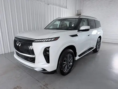 White 2026 INFINITI QX80 PURE
