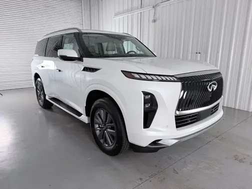 White 2026 INFINITI QX80 PURE