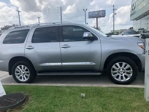 Silver 2018 Toyota Sequoia Platinum