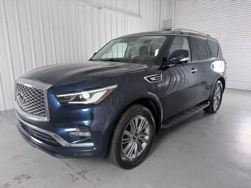 Blue 2021 INFINITI QX80 LUXE