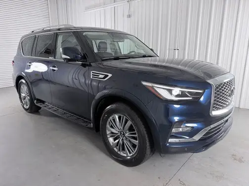 Blue 2021 INFINITI QX80 LUXE