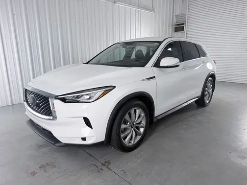 White 2021 INFINITI QX50 PURE