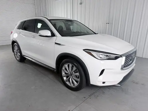 White 2021 INFINITI QX50 PURE