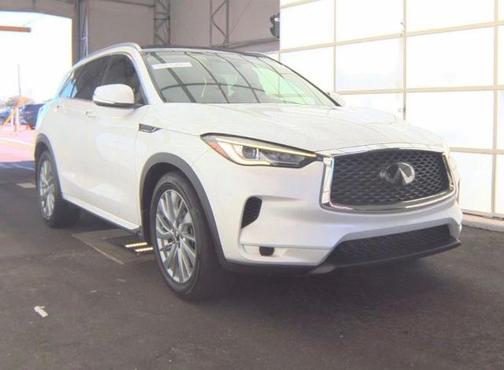 Radiant White 2023 INFINITI QX50 LUXE
