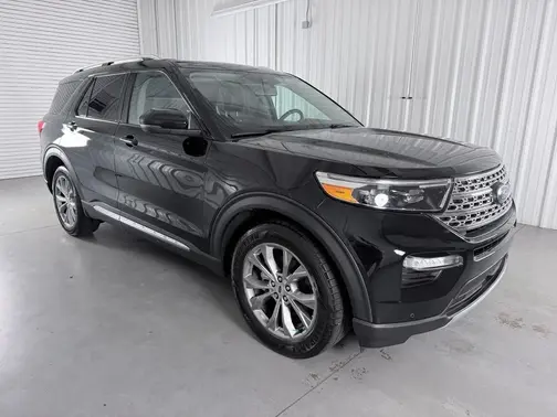 Black 2022 Ford Explorer Limited