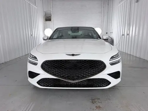 White 2025 Genesis G70 3.3T Sport Advanced