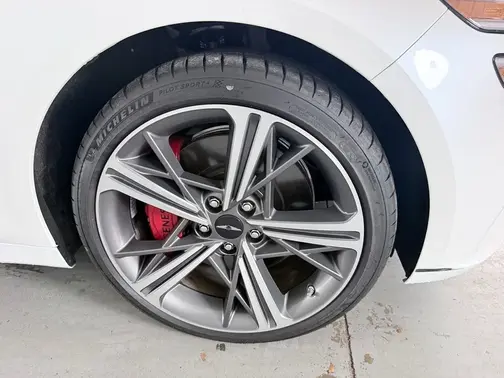 White 2025 Genesis G70 3.3T Sport Advanced