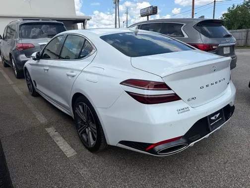 White 2025 Genesis G70 3.3T Sport Advanced