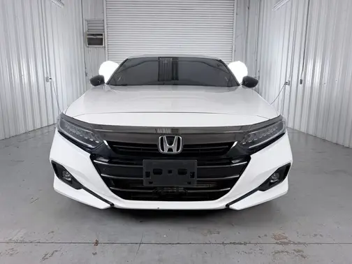 White 2021 Honda Accord Sport 2.0T