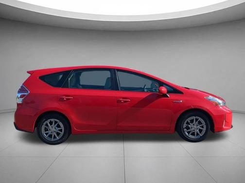 Absolutely Red 2017 Toyota Prius v Three