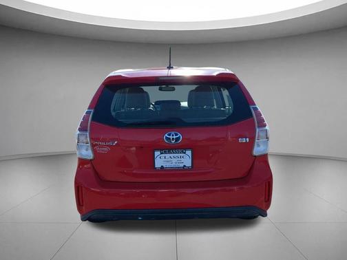 Absolutely Red 2017 Toyota Prius v Three