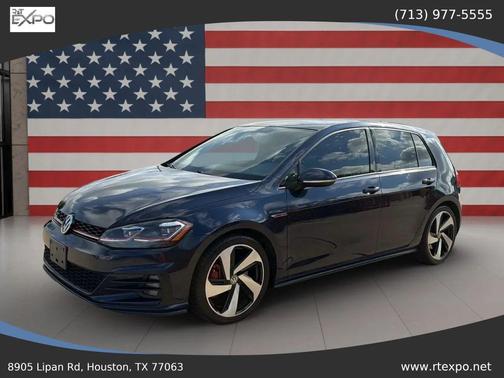 Blue 2018 Volkswagen Golf GTI 2.0T S 4-Door