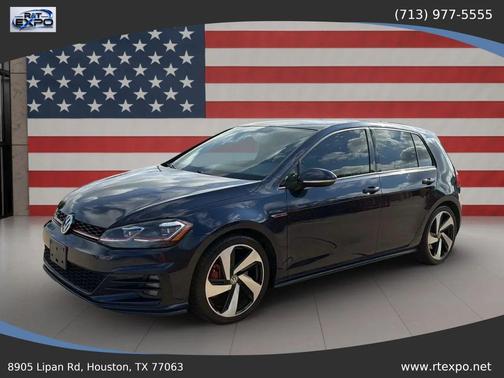 Blue 2018 Volkswagen Golf GTI 2.0T S 4-Door