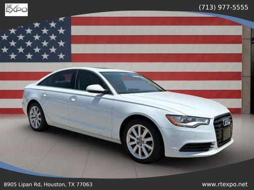 White 2015 Audi A6 2.0T Premium