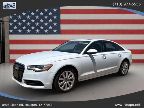 White 2015 Audi A6 2.0T Premium