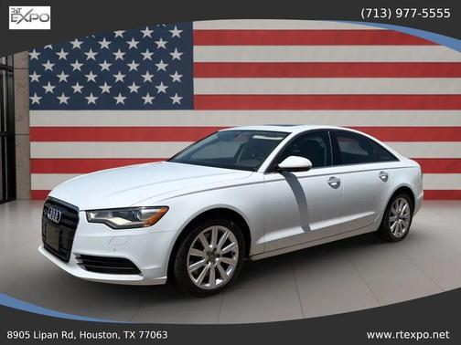 White 2015 Audi A6 2.0T Premium