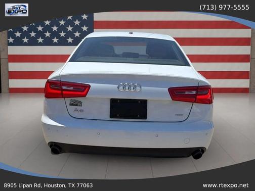 White 2015 Audi A6 2.0T Premium