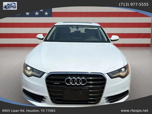 White 2015 Audi A6 2.0T Premium