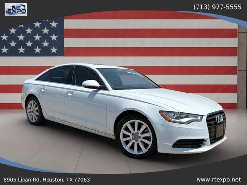 White 2015 Audi A6 2.0T Premium