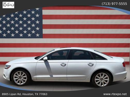 White 2015 Audi A6 2.0T Premium