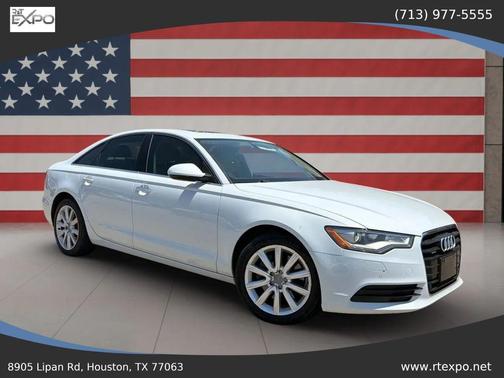 White 2015 Audi A6 2.0T Premium