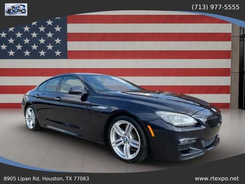 Blue 2015 BMW 640 i xDrive