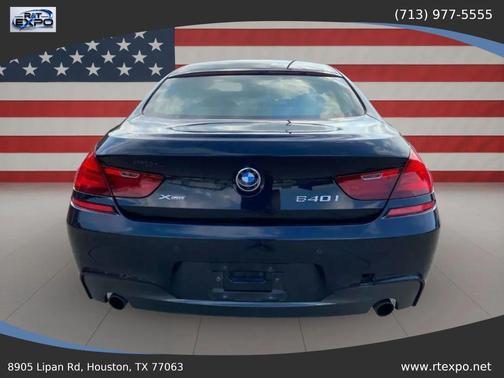 Blue 2015 BMW 640 i xDrive