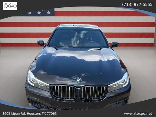 Black 2018 BMW 740 740i Sedan 4D