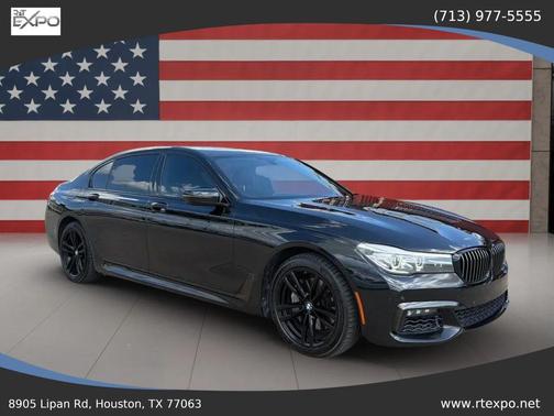 Black 2018 BMW 740 740i Sedan 4D