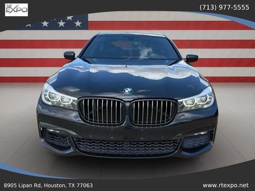 Black 2018 BMW 740 740i Sedan 4D