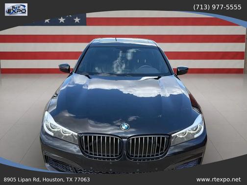 Black 2018 BMW 740 740i Sedan 4D