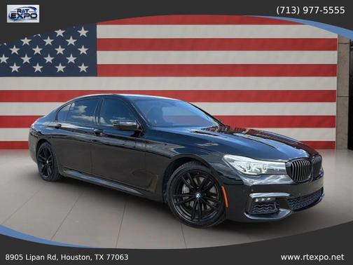 Black 2018 BMW 740 740i Sedan 4D