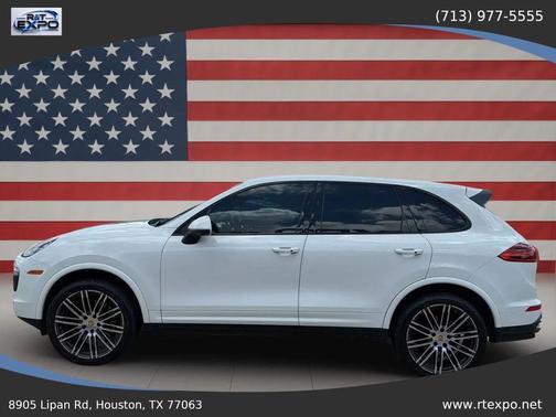 White 2017 Porsche Cayenne Platinum Edition