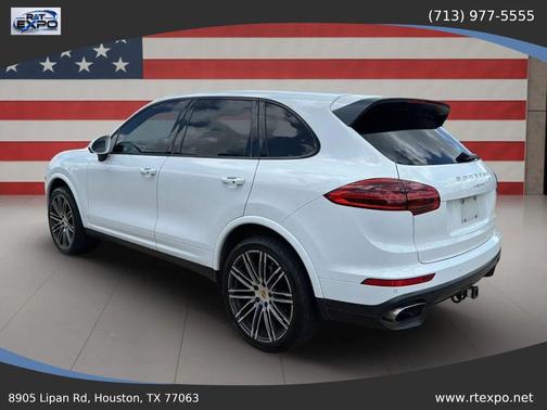 White 2017 Porsche Cayenne Platinum Edition