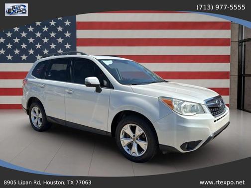 Satin White Pearl 2014 Subaru Forester 2.5i Touring