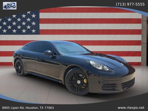 Black 2014 Porsche Panamera 4 Hatchback