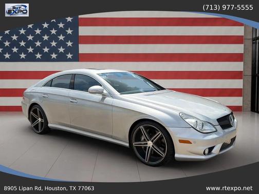 Silver 2006 Mercedes-Benz CLS-Class CLS 55 AMG Coupe 4D