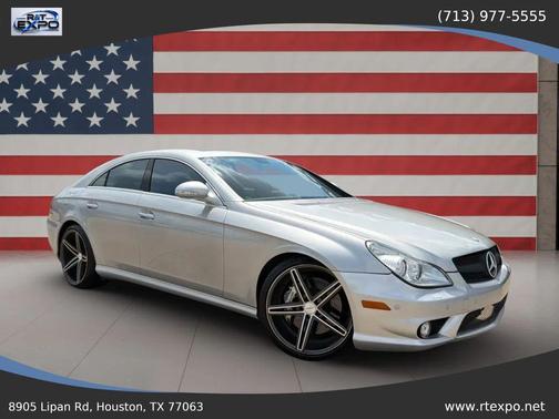 Silver 2006 Mercedes-Benz CLS-Class CLS 55 AMG Coupe 4D