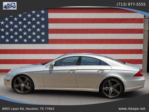 Silver 2006 Mercedes-Benz CLS-Class CLS 55 AMG Coupe 4D