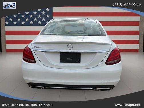 White 2015 Mercedes-Benz C-Class C 300 Sedan 4D