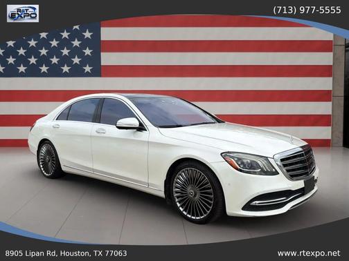 White 2019 Mercedes-Benz S-Class S 560 Sedan 4D