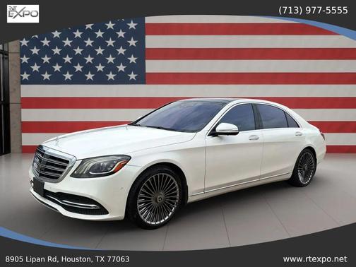 White 2019 Mercedes-Benz S-Class S 560 Sedan 4D