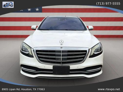 White 2019 Mercedes-Benz S-Class S 560 Sedan 4D